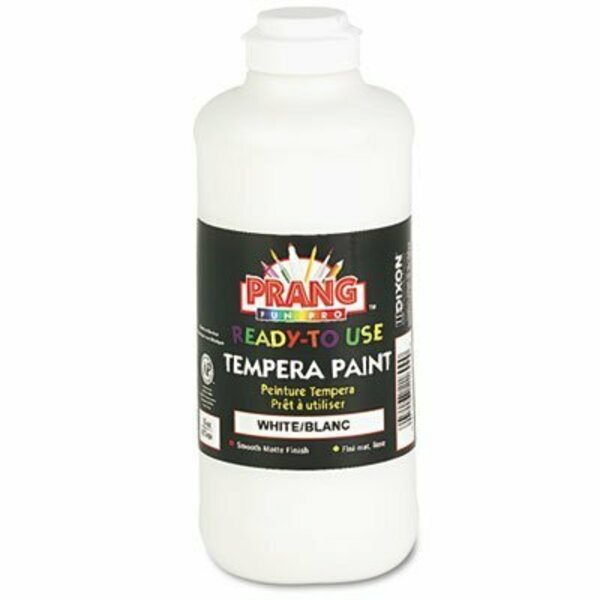 Dixon Ticonderoga Tempera Paint, Ready to Use, Nontoxic, 16 oz., White 0 21609